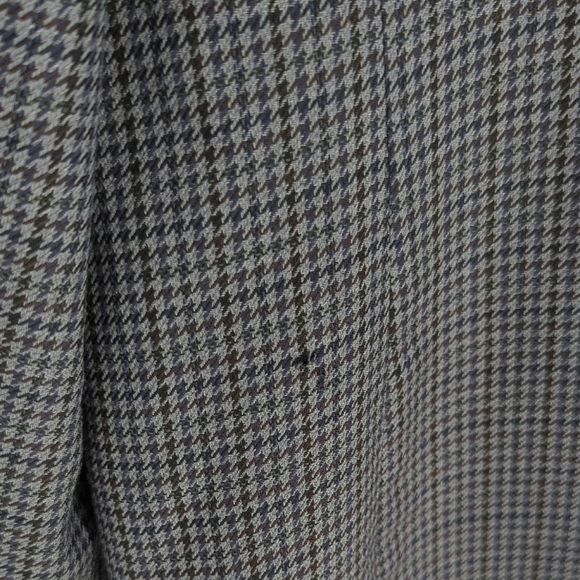 19923 Lauren Ralph Lauren Houndstooth Wool Blazer size 46L preppy Business casua - Picture 12 of 12